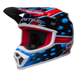 Motocross Helmet Bell MX-9 Mips Mcgrath Showtime 23 Glossy Black Red