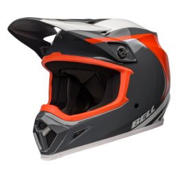 Motocross-Helm Bell MX-9 Mips Dart Anthrazit Orange Glänzend