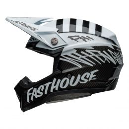 Motocross-Helm Bell Moto-10 Spherical Fasthouse Mod Squad Weiß Matt Schwarz