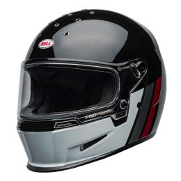 Integralhelm BELL ELIMINATOR GT Schwarz Weiß Glänzend