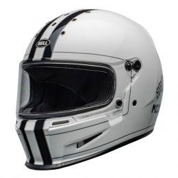 Full Face Helmet Bell Eliminator Steve Mcqueen Glossy White Black