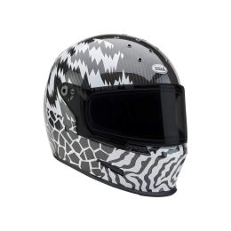 Casco integrale BELL Eliminator Carbon Deathspray nero bianco