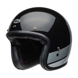 Jet Helm Cafe Racer BELL Custom 500 Apex Flake Schwarz Grau