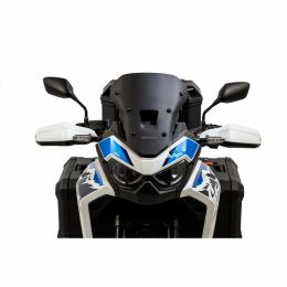 ISOTTA Pare-brise bas mat noir 360x315mm et Supports montage pour Africa Twin CRF 1100 L