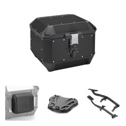 Kit bauletto GIVI TREKKER ALASKA nero 44L per YAMAHA TRACER 7
