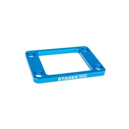 Entretoise de soupape à lamelles Stage6 5mm AM6/DERBI Bleue