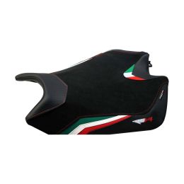 Couvre-siège Torino Velvet spécifique 1BL pour APRILIA rsv4