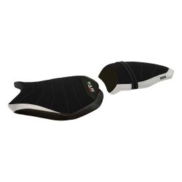 Seat cover Cervia Velvet Comfort 1WH logo 848 for DUCATI 848/1098/1198