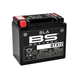 BS BATTERY PRECHARGED SLA BTX12 YTX12-BS