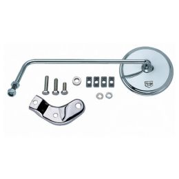 Left Chrome Handlebar Mirror BUSCH&MULLER 928/44VL for Piaggio VESPA PX