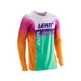 Maglia motocross LEATT Moto 5.5 UltraWeld Pinata multicolore rete elasticizzata