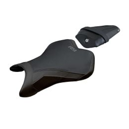 Seat cover Lida specific BL with logo for YAMAHA r9