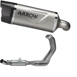 ARROW Indy Race EVO Slip-On Exhaust Racing Carbon Titanium End Cap for Yamaha YZF R9
