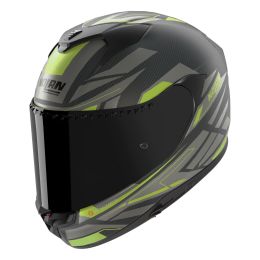 Nolan X-904 Casque Intégral UC ROMBO 349 Carbone Anthracite Vert Impulse