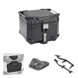 Kit bauletto GIVI TREKKER OUTBACK EVO SMART nero 42L per YAMAHA TRACER 7 GT