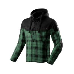 Veste de moto pour homme REBELHORN SHIFTER Noir/Rouge Softshell