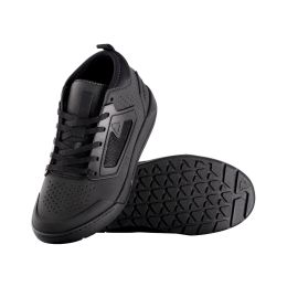 Scarpe MTB LEATT Flat 3.0 nero con gomma RideGrip™ Pro e WaffleGrip Pro