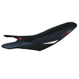 Couvre-siège Cairoli Velvet Ultragrip Comfort WH et logo pour DUCATI