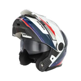 Casco modulare ACERBIS P/J Rider Graphic bianco/blu/rosso