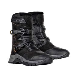 Stivali moto LEATT ADV HydraDri 7.5 Short Stealth nero chiusura SideLock