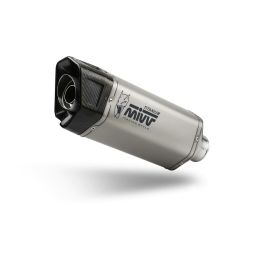 MIVV genehmigte komplette Auspuffanlage SR-1 hochgradig Titan für APRILIA RS 457