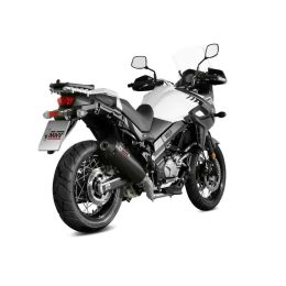 MIVV Oval Vollauspuff aus Carbon für SUZUKI V-Strom 650