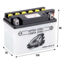 C4 CB4L-B Batterie