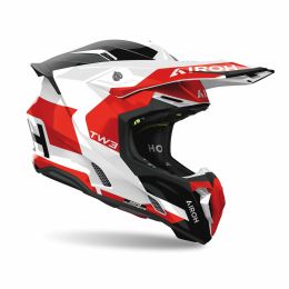Casco cross AIROH TWIST 3 FANCY rosso lucido