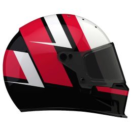 Casque intégral BELL Eliminator Sidetrack rouge noir