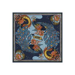 Bandana de moto DMD Square Peacock