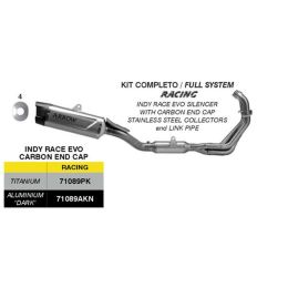 Échappement complet en titane ARROW Indy Race EVO pour Yamaha TRACER 9 Toutes Versions