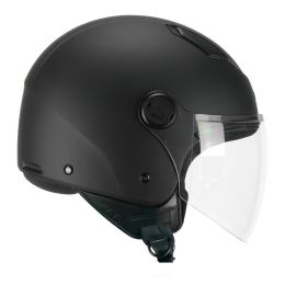Demi Jet Helm SKA-P 1LHA LUKE Mono Mattschwarz
