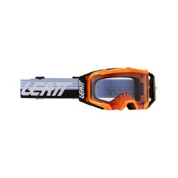 Masque cross LEATT Velocity 5.5 Cryztal orange noir lentille violette 75%