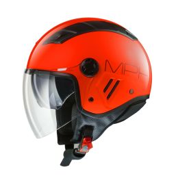 Casco Jet MPH AIRE Solid Rosso Lucido
