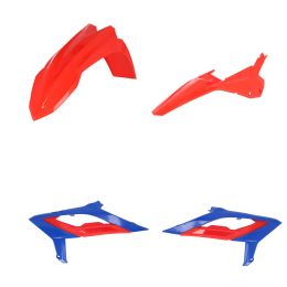 Kit carene 4 pezzi ACERBIS arancio/blu per BETA RX