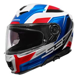 Casques Integraux SCHUBERTH S3 STORM Bleu Blanc Rouge