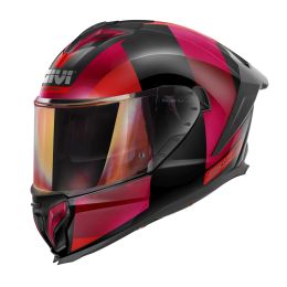 GIVI 50.3 Vision Integralhelm schwarz Bordeauxrot