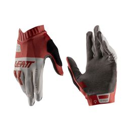 LEATT 1.0 Gripr Damen MTB-Handschuhe Rotstaub MicronGrip Touchscreen-Handfläche