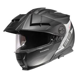 Modular Helmet SCHUBERTH E2 EXPLORER Anthracite White
