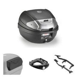 Kit bauletto GIVI E300NT2B nero fumè 30L per YAMAHA XTZ TENERE