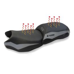 Seat cover Heating Comfort GR with logo for BMW r 1250 gs