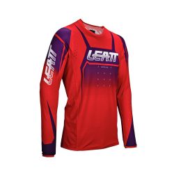 Maglia motocross LEATT Moto 4.5 Lite Sunburn rosso viola rete elasticizzata
