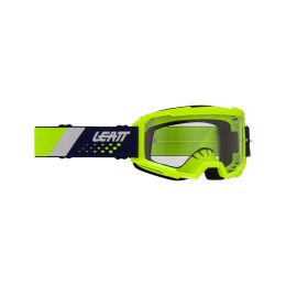 Masque cross LEATT Vizion 2.5 Lime jaune lentille transparente 90%