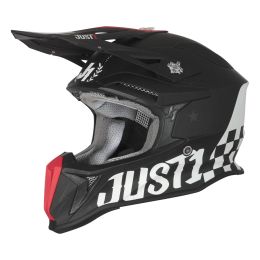 CASCO MOTOCROSS JUST1 J18 MIPS OLD SCHOOL NERO