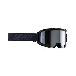 Masque cross LEATT Velocity 4.5 Iriz Stealth noir lentille argent 50%