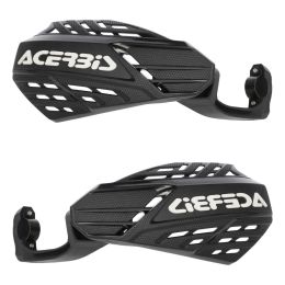 ACERBIS Garde-mains ouverts ventilés Linear Noir/Blanc