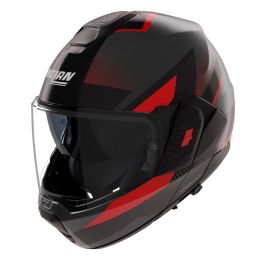 NOLAN N120-1 Ciclone Reversible modular helmet 364 black red