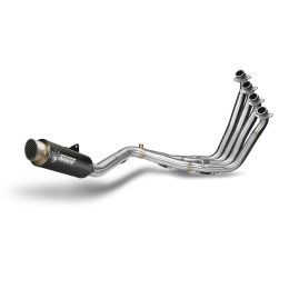 Kompletter schwarzer Auspuff MIVV GP Pro für HONDA CB 650 F