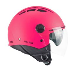 Casco Jet CGM 116A AIR Mono Rosa Fluo Opaco