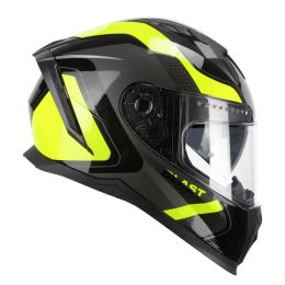 Integralhelm CGM 311R BLAST Race Schwarzer Fluogelber Glanz